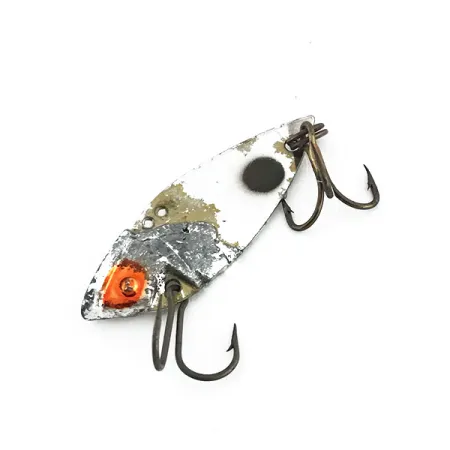 Cotton Cordell Gay Blade Blade Bait, Níquel, 7g, Agujeros Dobles, #8822