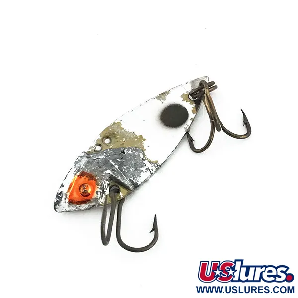 Cotton Cordell Gay Blade Blade Bait, Níquel, 7g, Agujeros Dobles, #8822