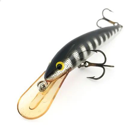 Bagley's Diving Bang-O-Lure, Plateado / Negro, 12.5g, Balsa, #8828