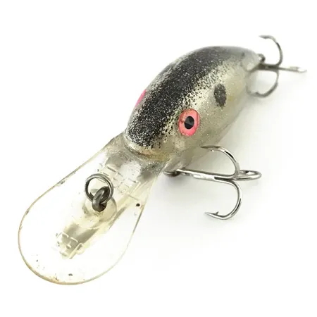 Rebel Deep Crank R, 10.5g, Plateado Glitter, Crankbait de profundidad #8829