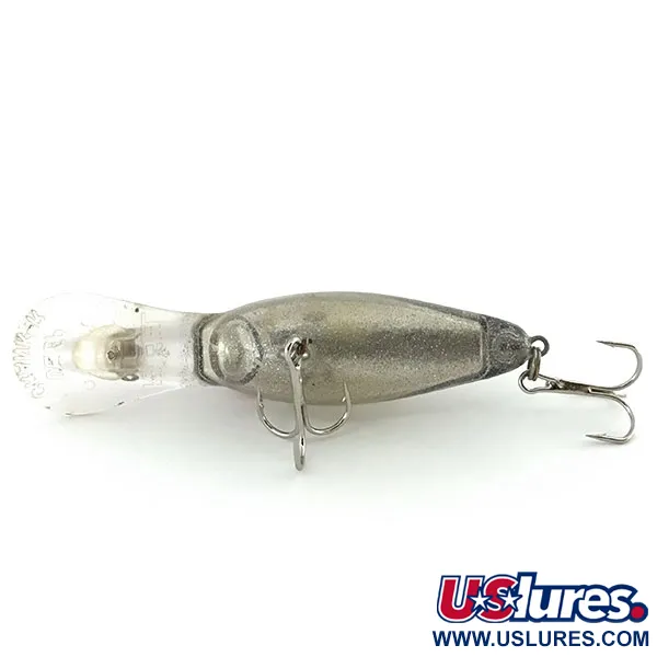 Rebel Deep Crank R, 10.5g, Plateado Glitter, Crankbait de profundidad #8829