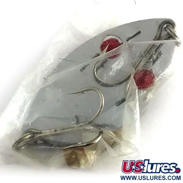 Herter's Glass eye spoon Cucharilla, Níquel / Ojos Rojos, 28g, #8836