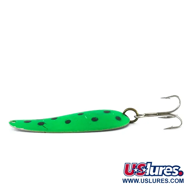 Cucharilla Nebco Aqua Spoon, Verde / Negro / Níquel, 16g, #8841