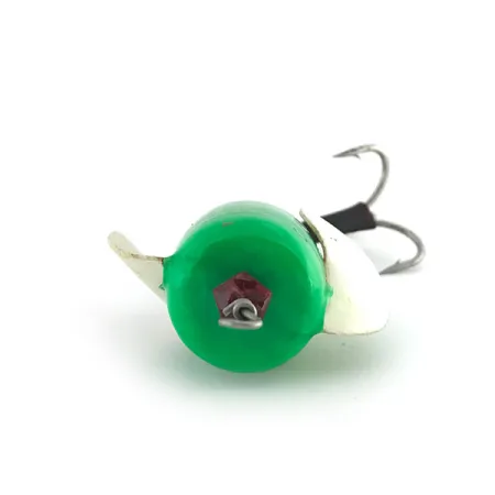 Luhr Jensen Spin-n-Glo Señuelo, Verde, 11g, Diseño alado, #8856