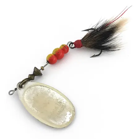 Mepps Aglia 4 squirrel tail Cucharilla, Plata, 9g, Pelo natural, #8857