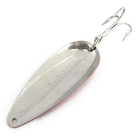 Cucharilla Dardevle Dardevlet, Rojo/Blanco/Níquel, 21g, USA, #8879