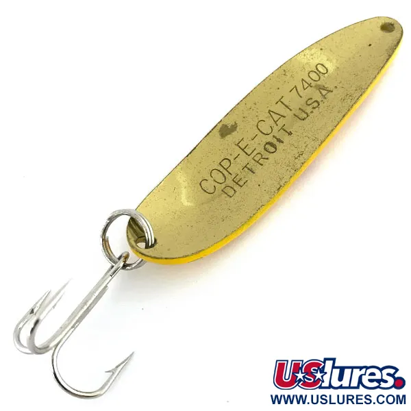 Dardevle Cop-E-Cat 7400 Cucharilla, Five of Diamonds, 19g, Oro, #8880