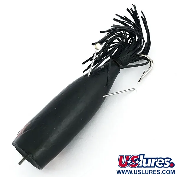 Burke Weedless Popper Señuelo Superficie, Negro, 7g, Antialgas, #8889