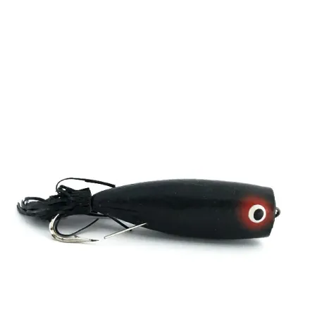 Burke Weedless Popper Señuelo Superficie, Negro, 7g, Antialgas, #8889