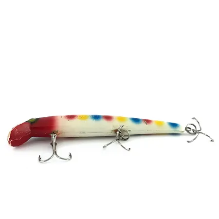 Catchmore Fish Stalker Minnow, Blanco/Rojo/Azul, 14g, Babero, #8897