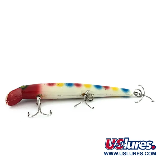 Catchmore Fish Stalker Minnow, Blanco/Rojo/Azul, 14g, Babero, #8897