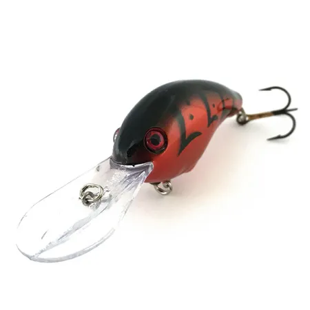 Strike King Pro Model 5XD Crankbait, Rojo/Negro, 18g, Sonajero, #8913