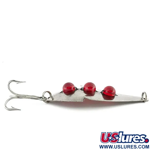 Lanes Lane's Sparkl-l Wobbler Cucharilla, Níquel, 28g, Ojos Rojos, #8928