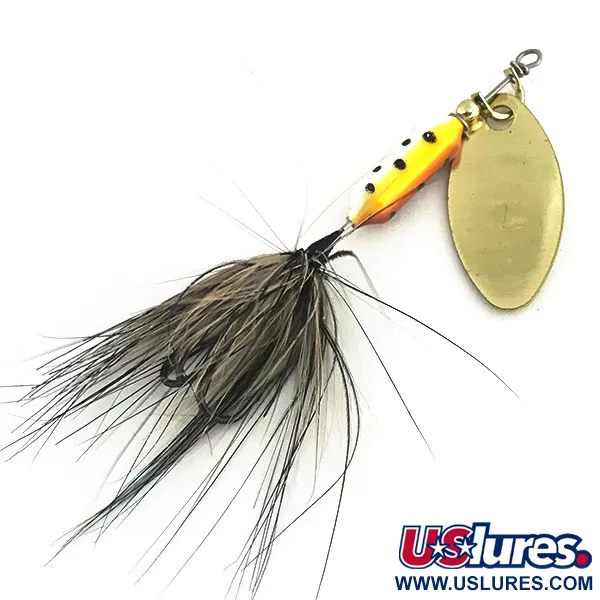 Worden’s Original Rooster Tail Cucharilla, Gold/Trucha, 2,6g, #12586
