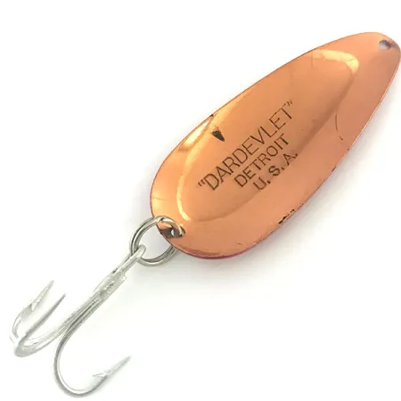 Dardevle Dardevlet Cucharilla, Rojo/Blanco/Cobre, 21g, Vintage, #8943