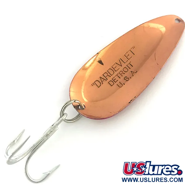 Dardevle Dardevlet Cucharilla, Rojo/Blanco/Cobre, 21g, Vintage, #8943