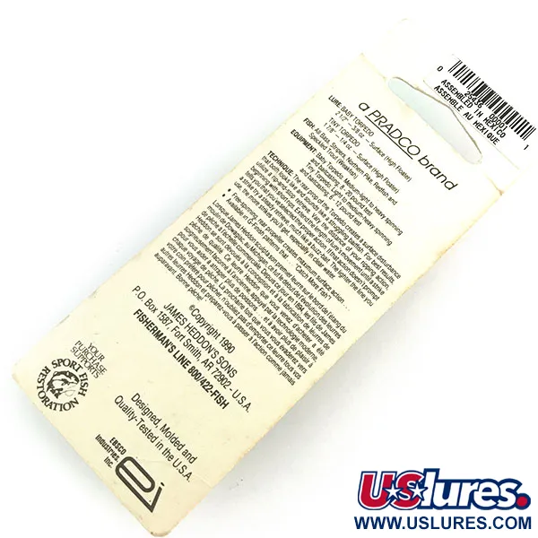 Heddon Tiny Torpedo Superficie, Verde, 7g, Hélice Trasera, #X036089