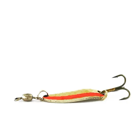 Luhr Jensen Krocodile Cucharilla, Oro martilleado/Naranja, 7g, #8961
