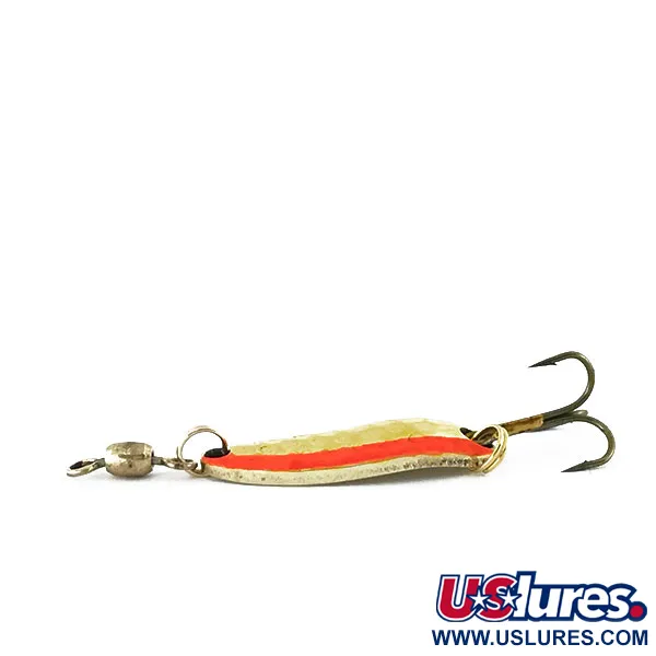 Luhr Jensen Krocodile Cucharilla, Oro martilleado/Naranja, 7g, #8961