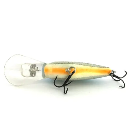 Excalibur Bomber Bill Dance Fat Fingerling Crankbait, Azul-Plata, 12g, #8962