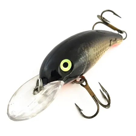 Mann's M35 Crankbait Profundidad, Negro Oro Naranja, 11g, Rattle, #8970