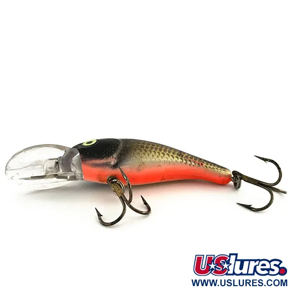 Mann's M35 Crankbait Profundidad, Negro Oro Naranja, 11g, Rattle, #8970
