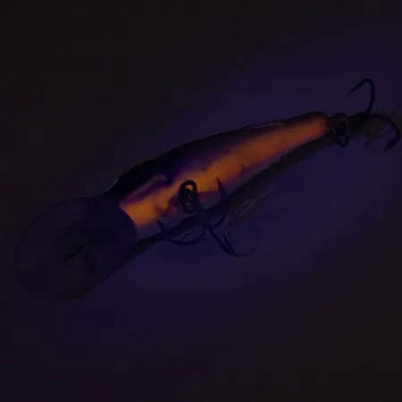 Mann's M35 Crankbait Profundidad, Negro Oro Naranja, 11g, Rattle, #8970