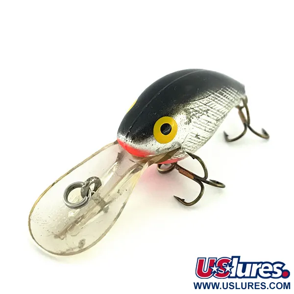 Rebel Deep Teeny R Crankbait, Plata, 7g, Profundidad, #8981