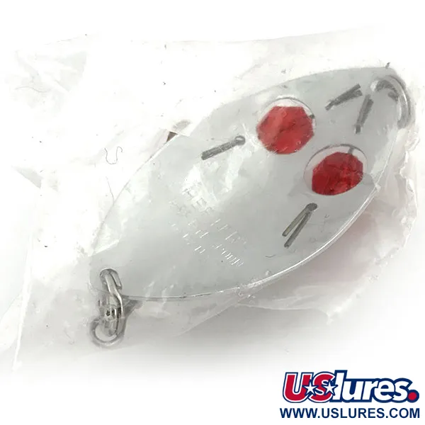 Herter's Glass eye spoon Cucharilla, Níquel/Rojo, 11g, Ojos vidrio, #8987