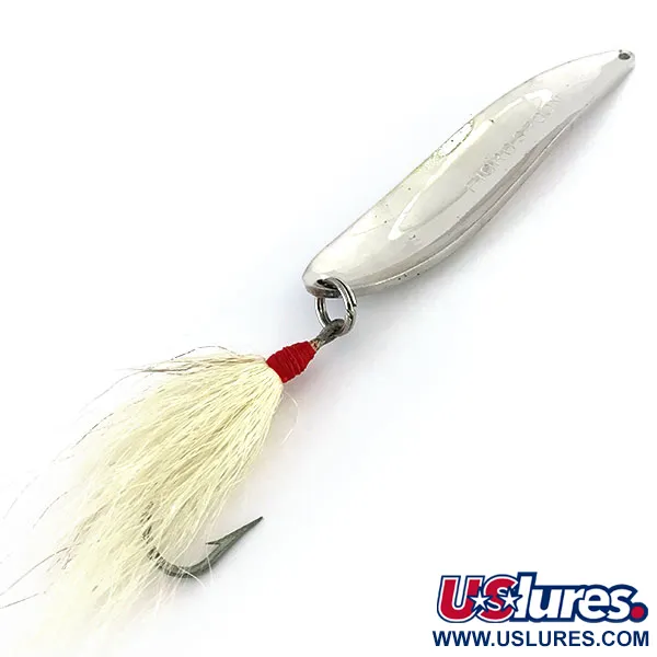 Acme Fiord Spoon Cucharilla, Cromo/Azul, 21g, Anzuelo Plumas, #9005