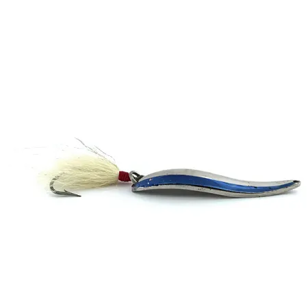 Acme Fiord Spoon Cucharilla, Cromo/Azul, 21g, Anzuelo Plumas, #9005