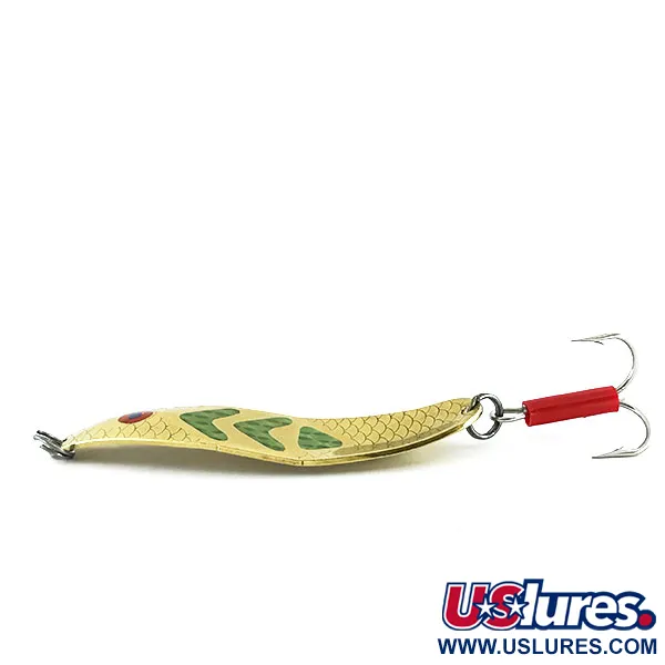 Mepps Syclops 3 Custom Cucharilla, Gold / Green / Red, 26g, #9009