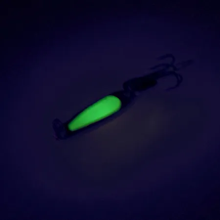 Bay de Noc Swedish Pimple UV Cucharilla, Níquel/Chartreuse, 2g, #9013