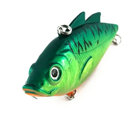 Matzuo Lipless Señuelo Vibrante, Green Tiger, 14g, Glow, #9020