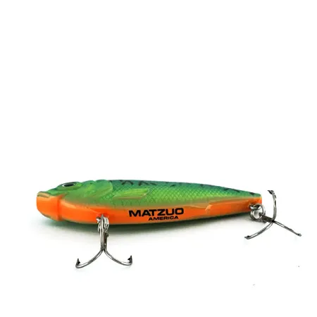 Matzuo Lipless Señuelo Vibrante, Green Tiger, 14g, Glow, #9020