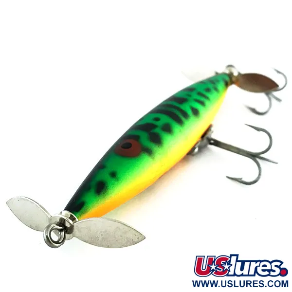 Heddon Dying Flutter Señuelo, Fire Tiger, 11g, Hélices, #9022