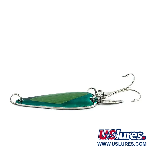 Marathon (with sonic blades) Cucharilla, Níquel / Verde, 12g, #9023