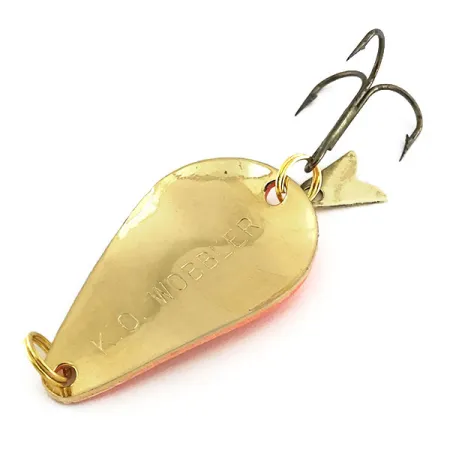 Acme K.O. Wobbler Cucharilla, Oro / Naranja, 14g, Hoja, #9027