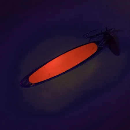 Bay de Noc Swedish Pimple UV Cucharilla, Níquel / Naranja, 6g, #9051