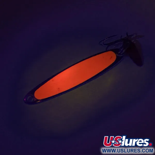 Bay de Noc Swedish Pimple UV Cucharilla, Níquel / Naranja, 6g, #9051