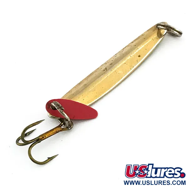 Bay de Noc Swedish Pimple Cucharilla, Oro / Verde, 6g, Fluorescente, #9052