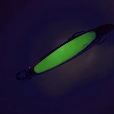 Bay de Noc Swedish Pimple Cucharilla, Oro / Verde, 6g, Fluorescente, #9052