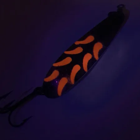 Luhr Jensen Krocodile Die #4 Cucharilla, Latón/Rojo, 14g, UV, #9058