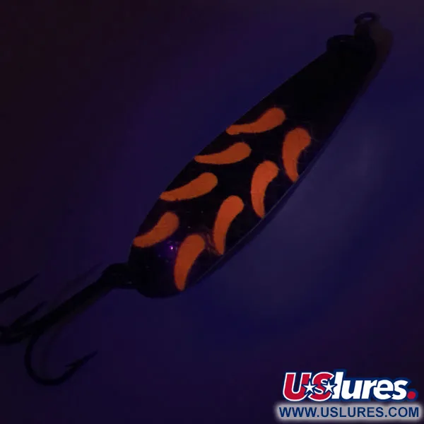 Luhr Jensen Krocodile Die #4 Cucharilla, Latón/Rojo, 14g, UV, #9058