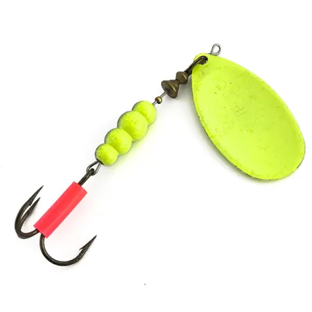 Mepps Aglia 5 Fluo UV Cucharilla, Chartreuse, 14g, reactivo UV, #9060