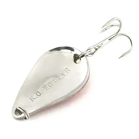 Acme K.O. Wobbler Cucharilla, Níquel / Rojo, 7g, Sonic Flipper Tail, #9079