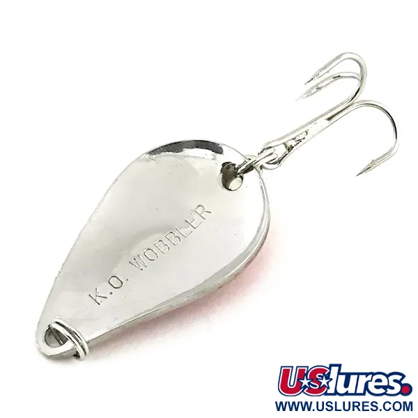 Acme K.O. Wobbler Cucharilla, Níquel / Rojo, 7g, Sonic Flipper Tail, #9079