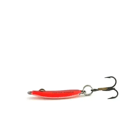 Northland Forage Minnow Jigging Spoon, Rojo / Rosa, 3g, Glow, #9083