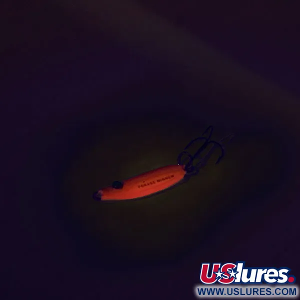 Northland Forage Minnow Jigging Spoon, Rojo / Rosa, 3g, Glow, #9083