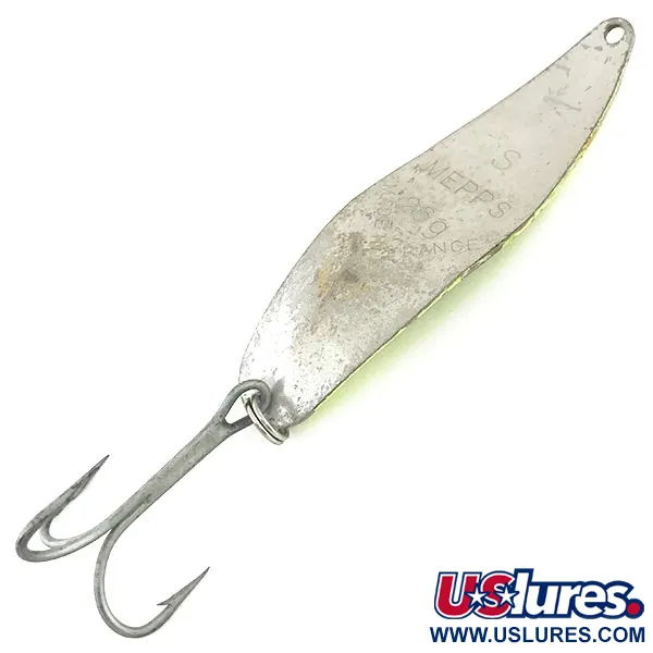 Mepps Syclops 3 Cucharilla, Chartreuse/Plata, 26g, brillante, #9090